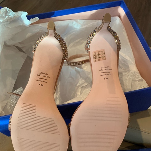 Stuart Weitzman Crystal Sandals - Picture 10 of 16